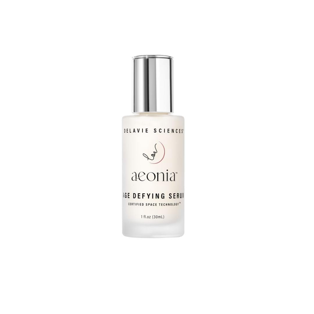 Aeonia Age-Defying Serum – Certified Space Technology Skincare, Anti-Aging Face Serum with Bacillus Lysate, Resveratrol – Hydrates, Firms, Smooths Skin Texture & Reduces Fine Lines, 1 Fl Oz