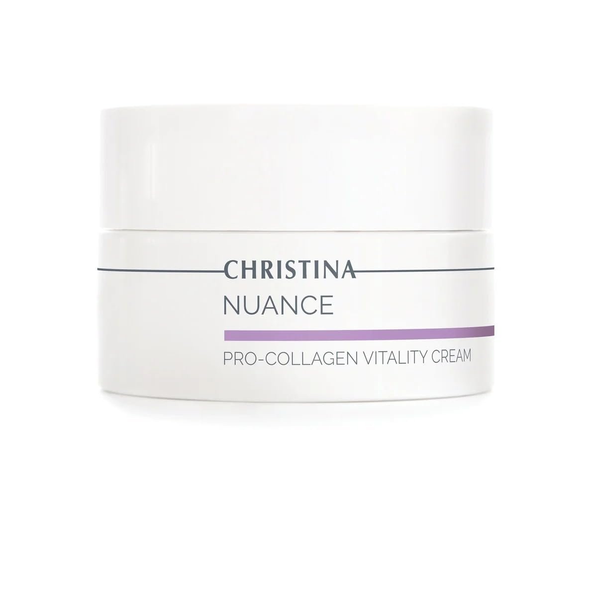 -CHRISTINA- Nuance Collagen Face Cream – Firming & Moisturizing Treatment for Women – Reduces Wrinkles & Restores Elasticity – Skin Repair with Peptides & Vitamin C – Deep Hydration – 1.7 oz