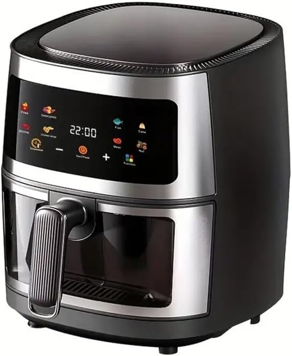 5L Deluxe Air Fryer Oven Spacious, Intelligent & Versatile Electric Fryer with Advanced Cooking Presets, Intuitive Touch Control & Healthy Oil-Free Cooking
