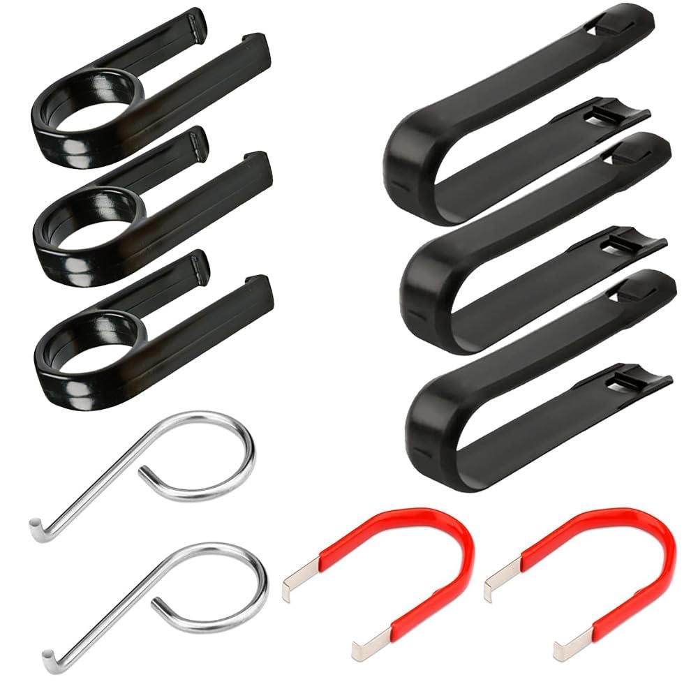 10PCS Wheel Bolt Cap Cover Removal Tool for Cars, 3+3+2+2 Universal Car Locking Lug Tyre Nut Center Cover Cap Puller Tweezers Bolt Nut
